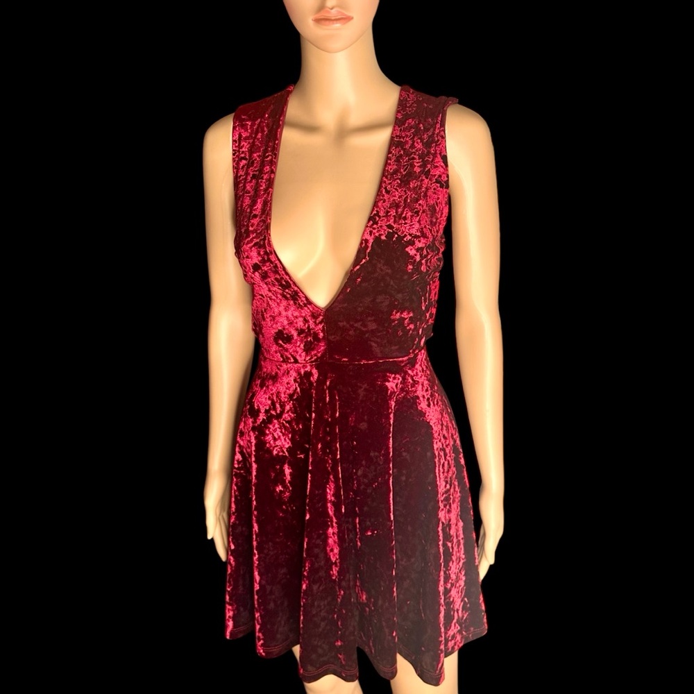 Velvet Red Holiday Dress